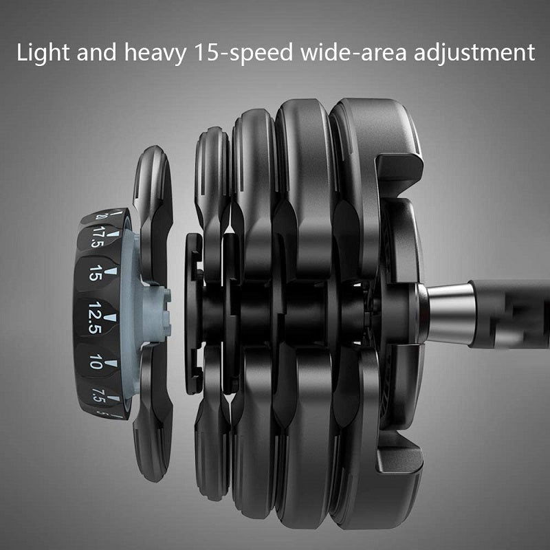 Adjustable Dumbbells 24Kg Pair