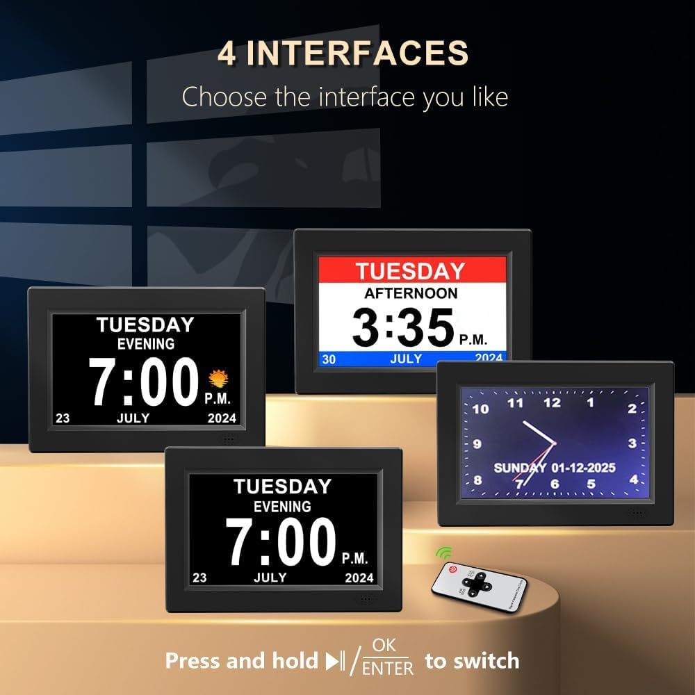 Alarm Clock Large LED Clock