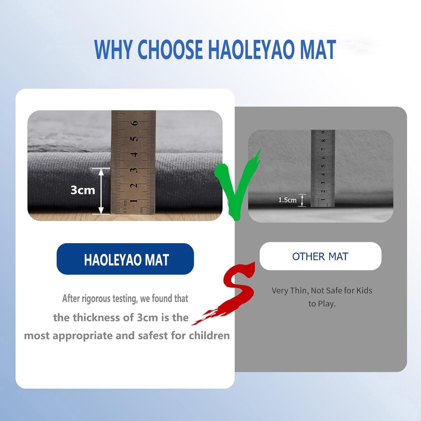 Soft play mat displayed with children playing safely indoors