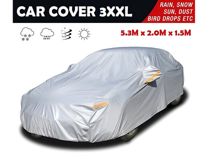 3XXL Aluminum 6 Layer Car Cover for Sedan