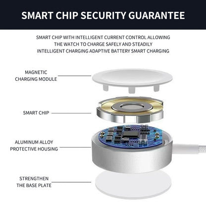 Apple Watch charger replacement with original chipset label visible