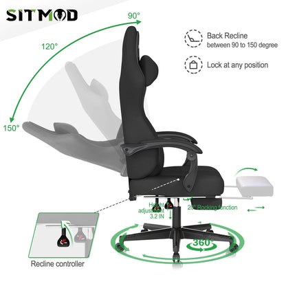 SITMOD Gaming Chair - Black