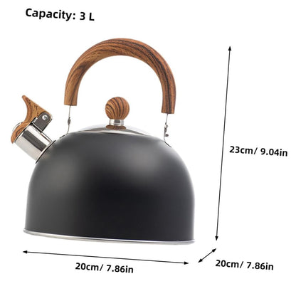 3L Smart Kettle Whistling Kettle (Stainless Steel)