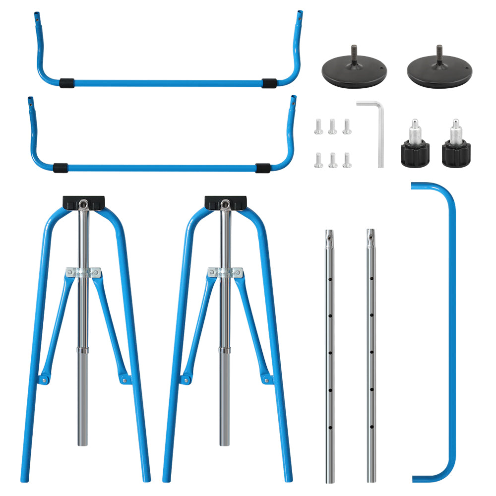 Close up of gymnastic training bar rubber grips on the bar