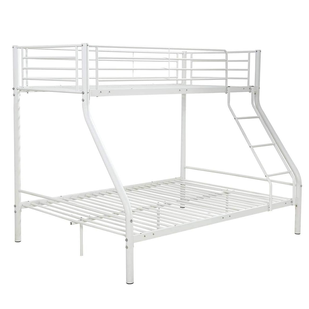 Metal Triple Bunk Bed  White