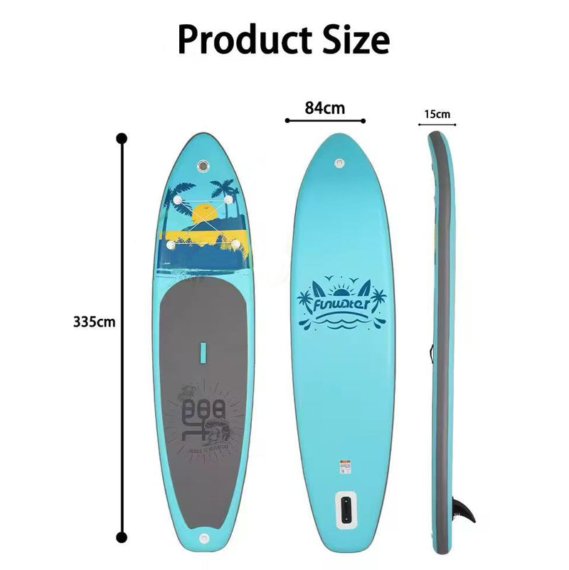 11ft' Inflatable Stand Up Paddle Board Surfboard SUP