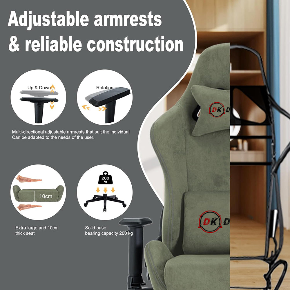 DKRA Gaming Chair Adjustable Rotating Task Chair