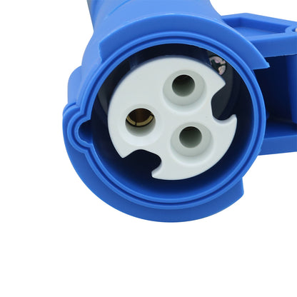 Industrial 3-pin design of caravan lead connector plug female