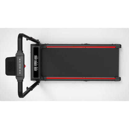 Walking pad treadmill motor and speed adjustment controls