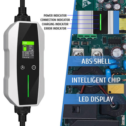 Portable EV Charger Type 1 Charger 10A