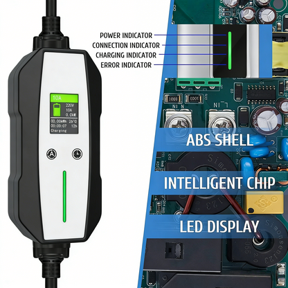 Type 1 EV Charger (10A, 2.3kW)