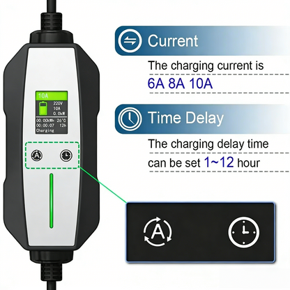 Type 1 EV Charger (10A, 2.3kW)