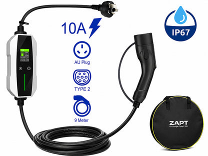 Type 2 EV Charger (10A, 2.3kW)