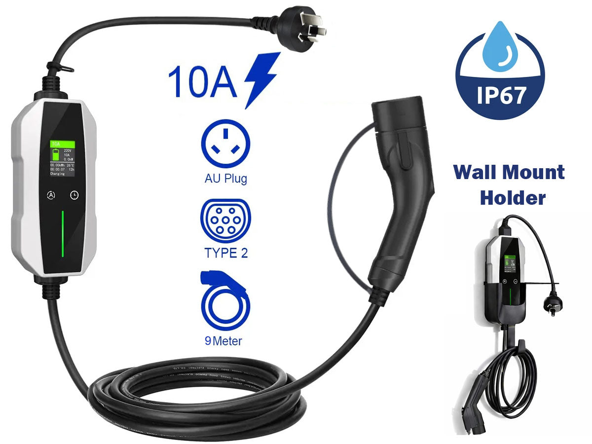 Portable EV Charger Type 1 Charger 10A