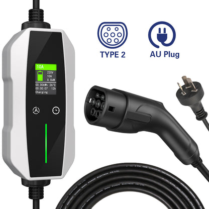 Type 2 EV Charger (10A, 2.3kW)