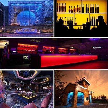 LED strip light RGB 5m with timer function set on app