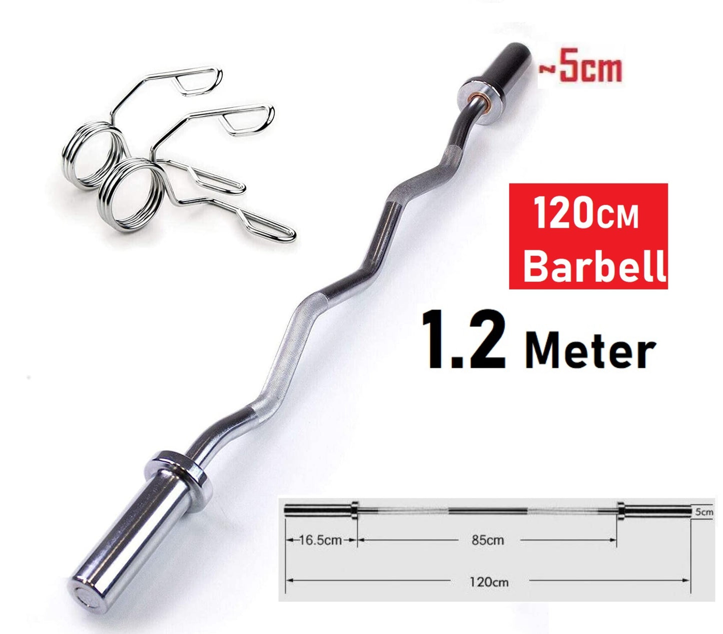 Detail of smooth swiveling sleeves on Olympic barbell bar