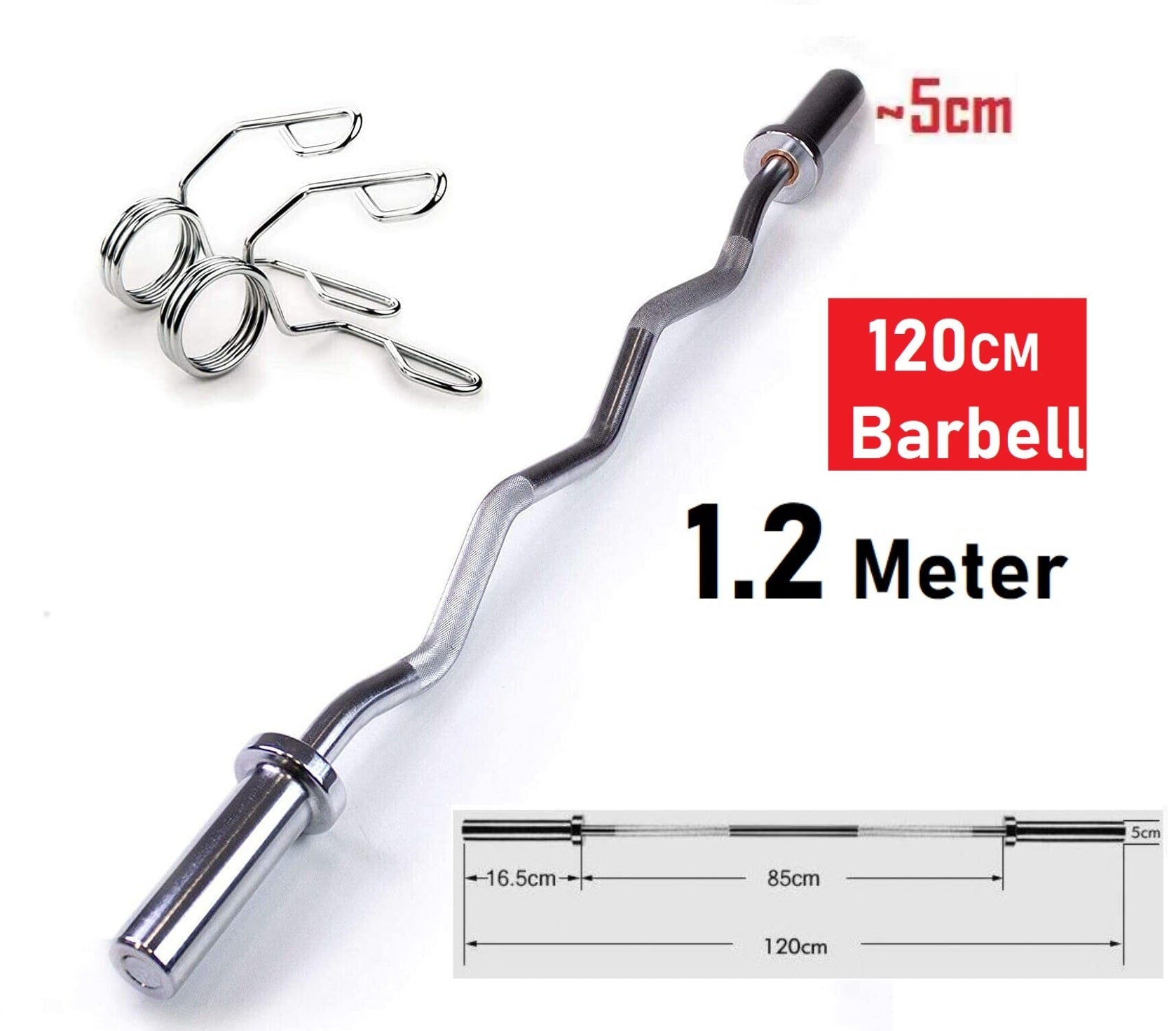 Detail of smooth swiveling sleeves on Olympic barbell bar