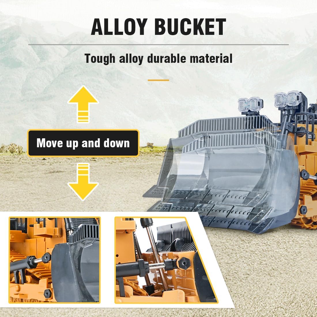 RC Bulldozer Loader Kids Toy