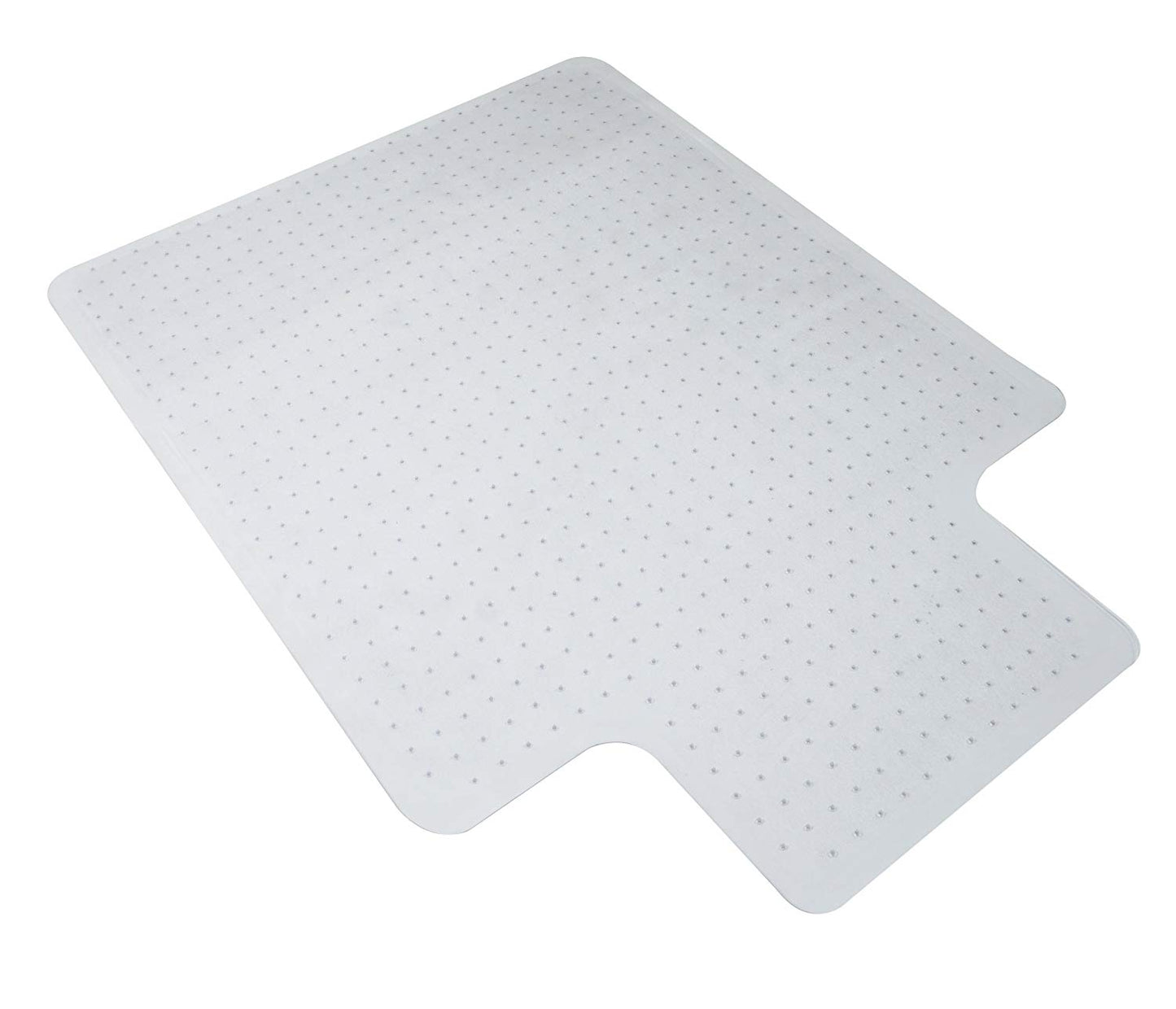 Non-slip surface of chair mat office floor protector in kitchen setting