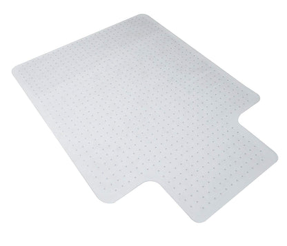 Non-slip surface of chair mat office floor protector in kitchen setting