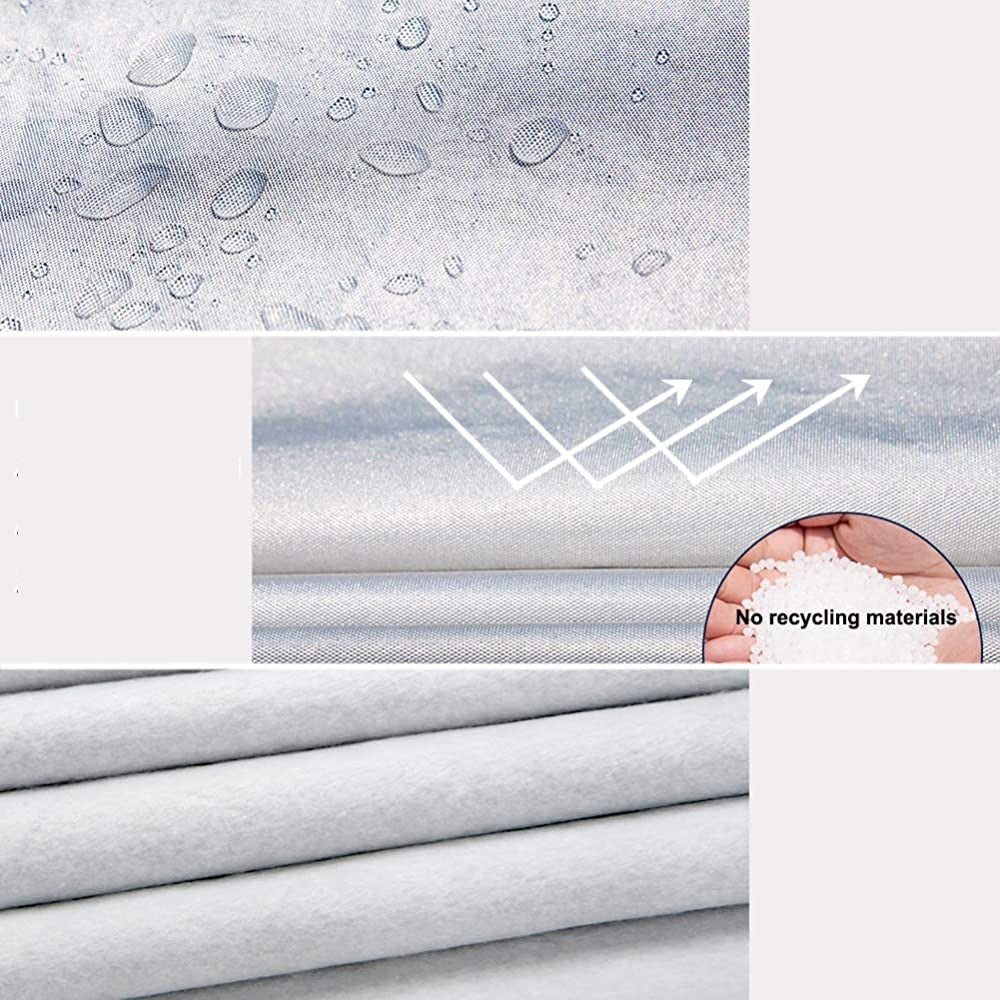Seamless heat sealing detail on waterproof car cover
