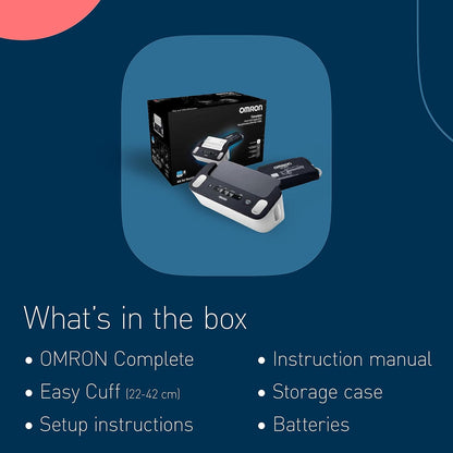 OMRON Complete 2 in 1 Blood Pressure Monitor & ECG for Home Use