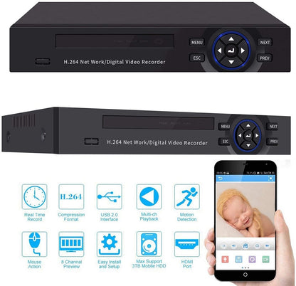 DVR Recorder CCTV 4 Channel compact design suitable for office use