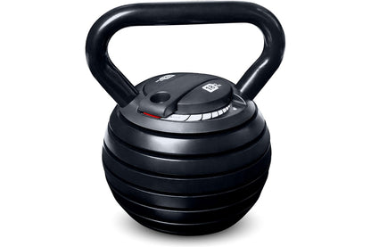 Close up of kettlebell locking mechanism for safe weight change