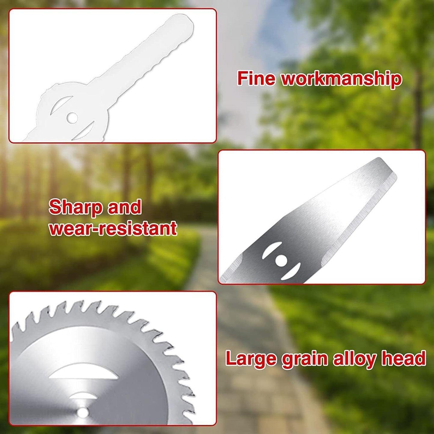 Lawn Mower Cordless Weed Cutter Garden Trimmer