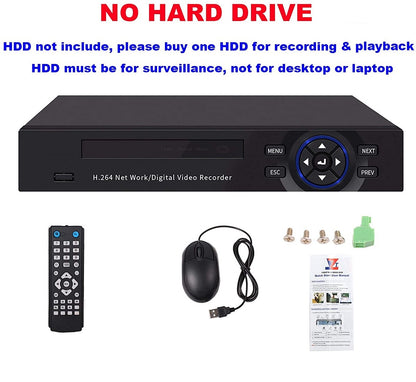 DVR Recorder CCTV 4 Channel compact design suitable for office use