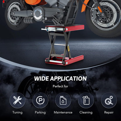 Motorcycle Scissor Lift Stand with Pad