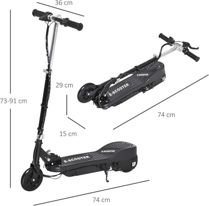 Charging port on kids electric scooter with charger included