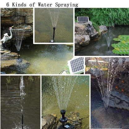 Solar Water Fountain Kit