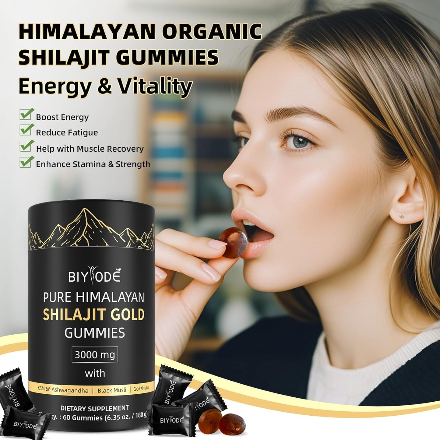 Himalayan Shilajit 60 Gummies