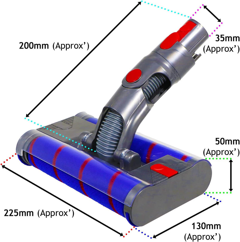 Soft Roller Cleaner Head for Dyson Cordless Stick Vacuum Cleaner V7 V8 V10 V11