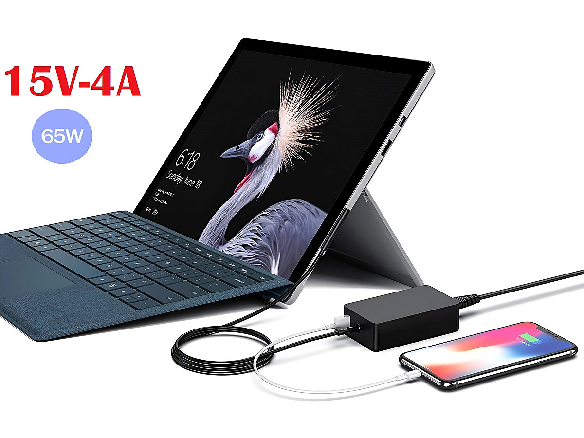 Replacement Surface Pro 3/4/5 Charger 70W 15V 4A