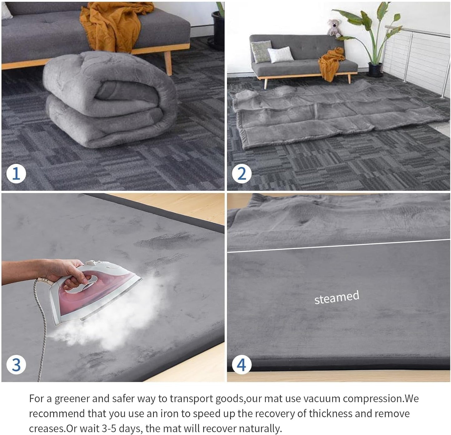 Soft play mat displayed with children playing safely indoors