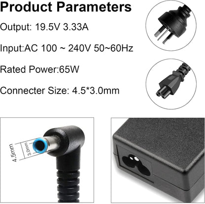 HP Laptop Power Adapter 65W