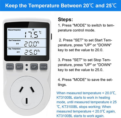Digital Temperature Controller Timer