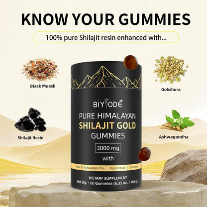 Himalayan Shilajit 60 Gummies