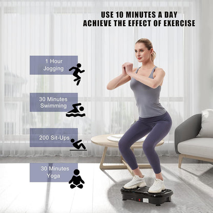 Bluetooth speaker feature on vibration plate exercise machine