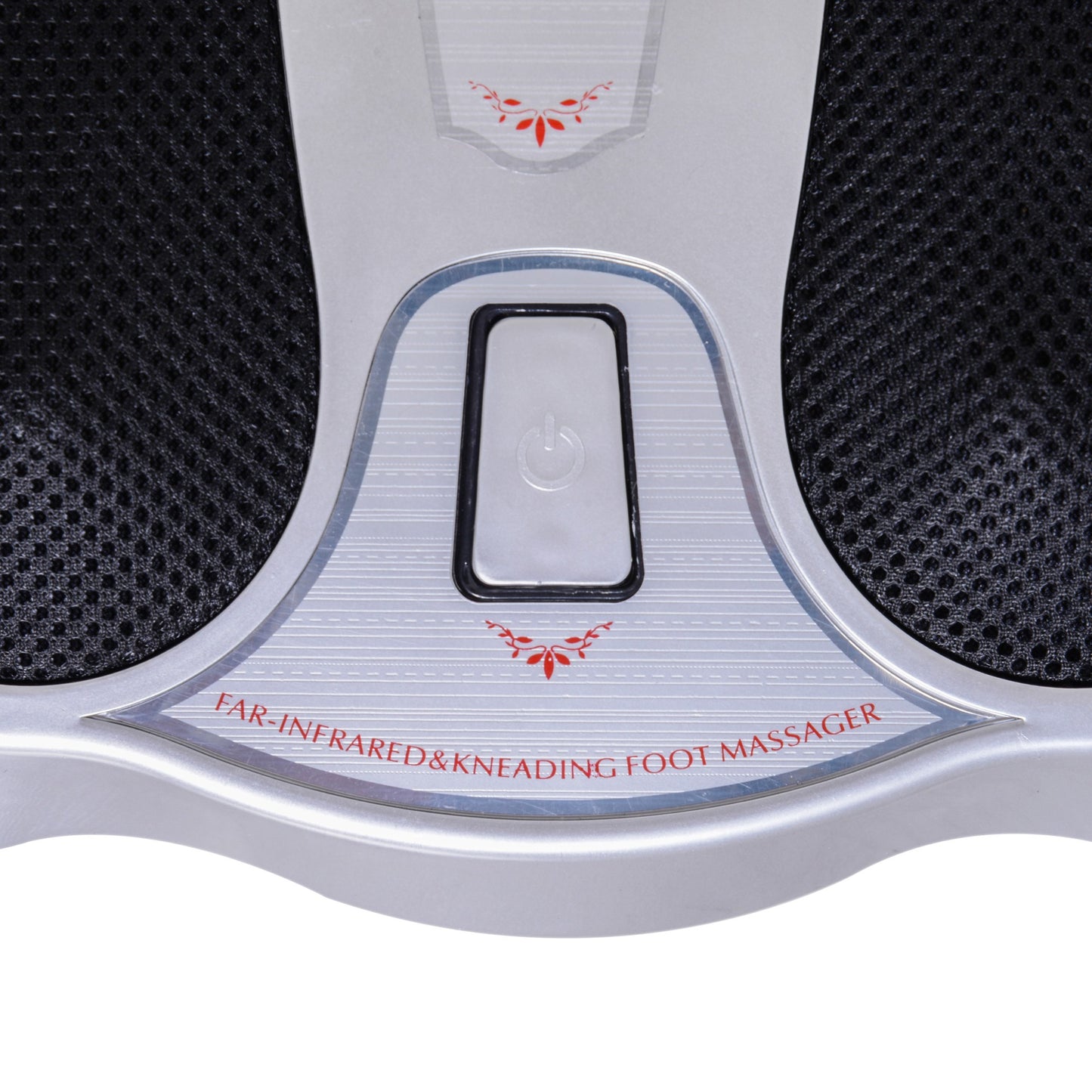 Foot massager control panel with temperature and mode settings