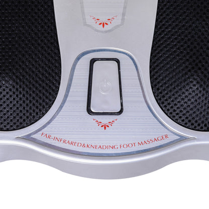 Foot massager control panel with temperature and mode settings