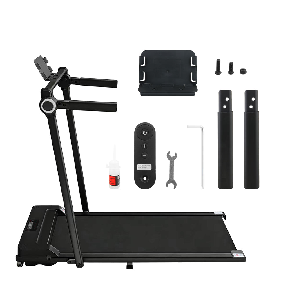 Foldable walking pad treadmill with app control on smartphone