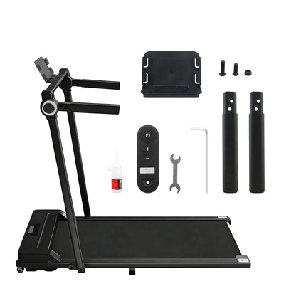 Foldable walking pad treadmill with app control on smartphone