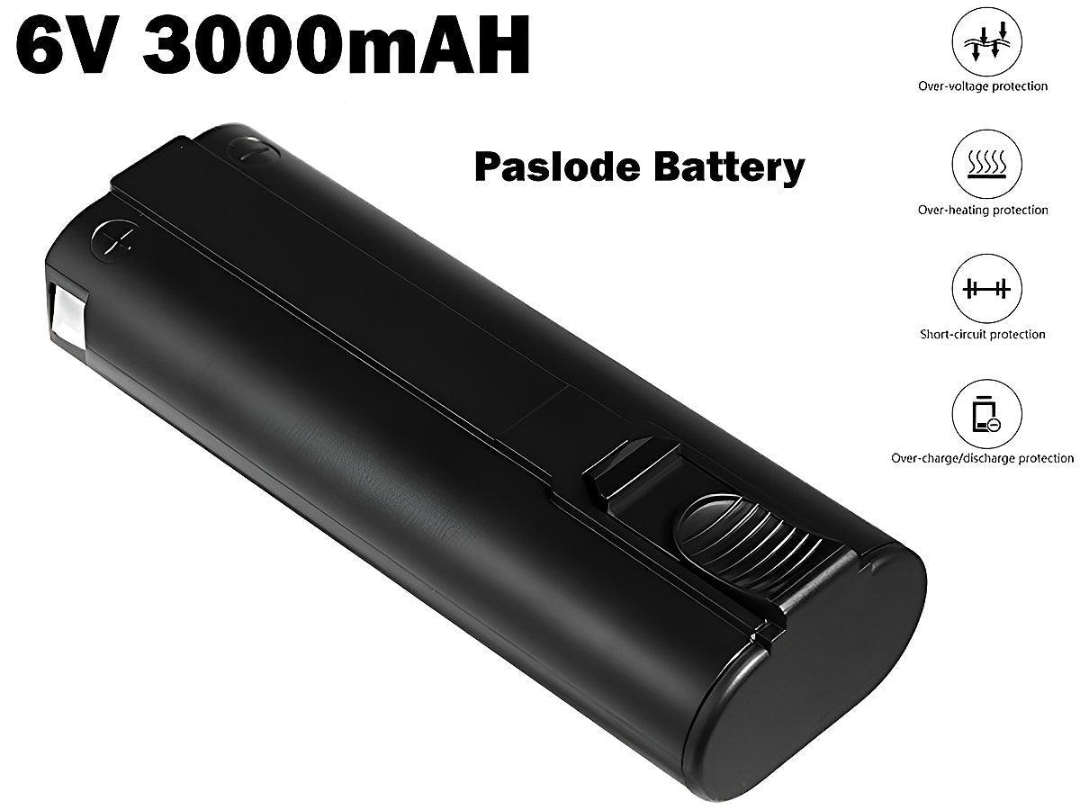 Paslode battery plug and play feature for easy installation