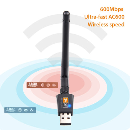 USB Wifi adapter with antenna AC600M