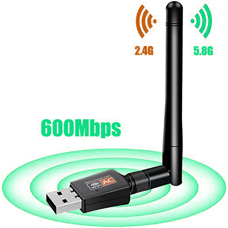 USB Wifi adapter with antenna AC600M