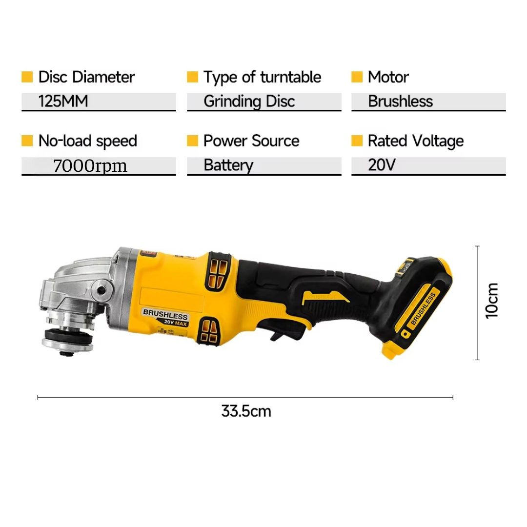Angle grinder cooling vents for heat dissipation